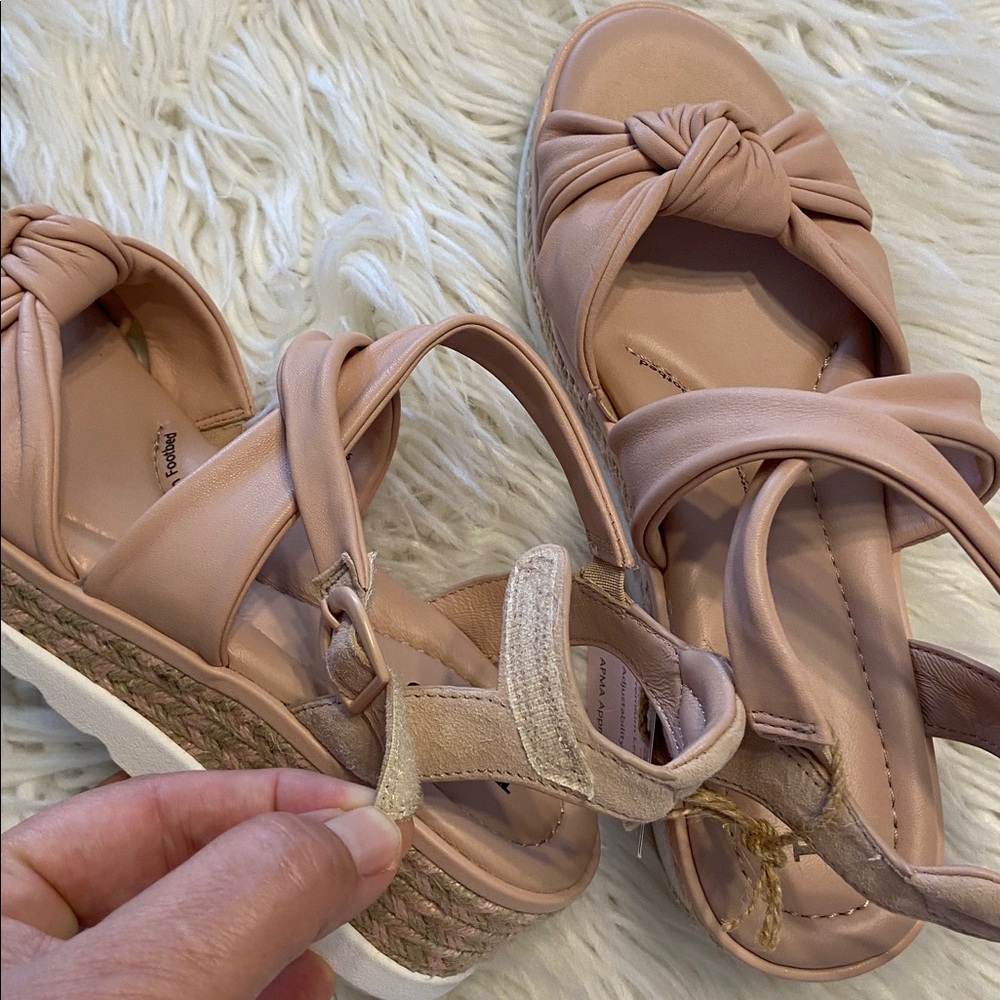 Jambu Women's Blush Wedge Sandals leather upper size 8M brand new - Picture 12 of 12